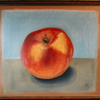 Peinture intitulée "La pomme" par Pascal Weber, Œuvre d'art originale