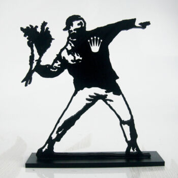"PYB Banksy Rolex, 2…" başlıklı Heykel Pyb tarafından, Orijinal sanat, Rezine