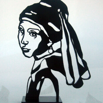 雕塑 标题为“PyB Vermeer Pearl G…” 由Pyb, 原创艺术品, 树脂
