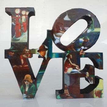 Γλυπτική με τίτλο "PyB Love Hopper 202…" από Pyb, Αυθεντικά έργα τέχνης, Ρητίνη