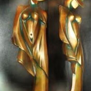 Sculpture titled "Carmen" by Ferrer / Py.R  /  Gef, Original Artwork, Metals