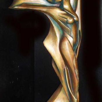 Scultura intitolato "Destinée" da Ferrer / Py.R  /  Gef, Opera d'arte originale, Metalli