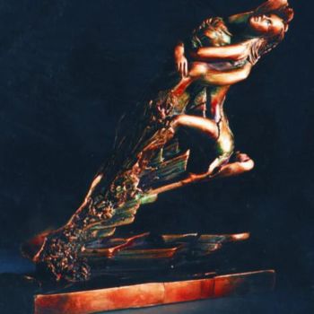 Skulptur mit dem Titel "Elance" von Ferrer / Py.R  /  Gef, Original-Kunstwerk, Metalle
