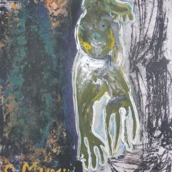 Pittura intitolato "Mujer de la Salina…" da Q.Mumu, Opera d'arte originale