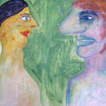 Malarstwo zatytułowany „Carole et Gérard” autorstwa Q.Mumu, Oryginalna praca
