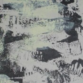 Painting titled "Zig zag mountain ro…" by Q.Mumu, Original Artwork