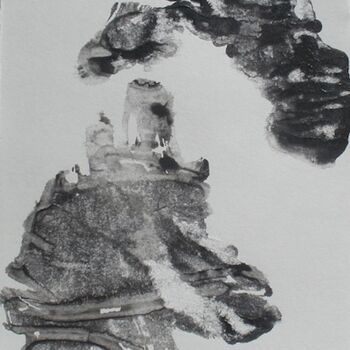 Malarstwo zatytułowany „Diskit Ladakh” autorstwa Q.Mumu, Oryginalna praca