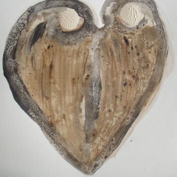 Картина под названием "I put my heart in a…" - Q.Mumu, Подлинное произведение искусства