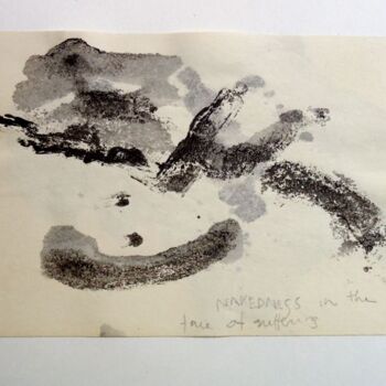 Pittura intitolato "nakedness in the fa…" da Q.Mumu, Opera d'arte originale