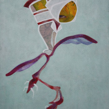 Painting titled "Figure (Number 99)" by Yuiti Hori, Original Artwork
