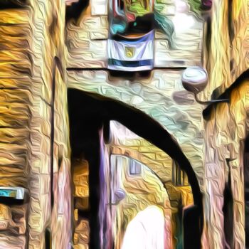 Digital Arts titled "Lions Den, Old Jeru…" by J.A. Quattro (Qu4ttroStudio), Original Artwork, Digital Painting