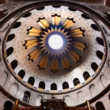 Photography titled "Dome of the Sepulch…" by J.A. Quattro (Qu4ttroStudio), Original Artwork, Non Manipulated Photography