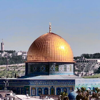 Photography titled "Dome of the Rock, E…" by J.A. Quattro (Qu4ttroStudio), Original Artwork, Non Manipulated Photography