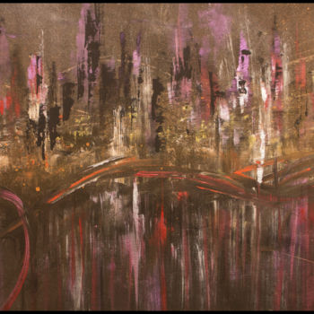 Pittura intitolato "Fingerma" da Quatorzedix, Opera d'arte originale, Acrilico