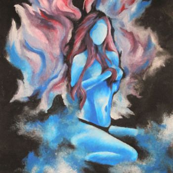 绘画 标题为“Higher Self Initiat…” 由Dominika Bartková, 原创艺术品, 彩画