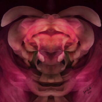 Photography titled "Flower Bug Photogra…" by Queennoble Dr. Elle Ramirez, Original Artwork, Manipulated Photography