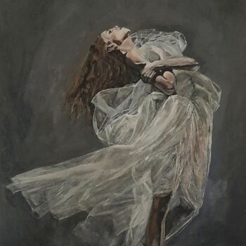 "La Ballerina - The…" başlıklı Tablo Queennoble Dr. Elle Ramirez tarafından, Orijinal sanat, Akrilik Ahşap panel üzerine mon…