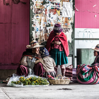 Photographie intitulée "Au marché." par Quentin Ferjou, Œuvre d'art originale