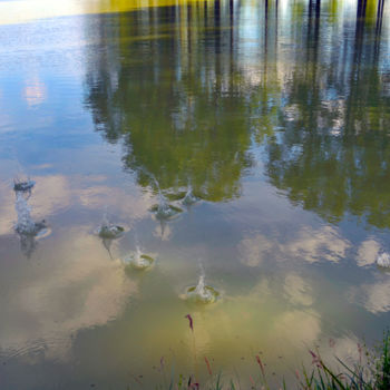 Photographie intitulée "Lac agité" par Quentin Cayet, Œuvre d'art originale