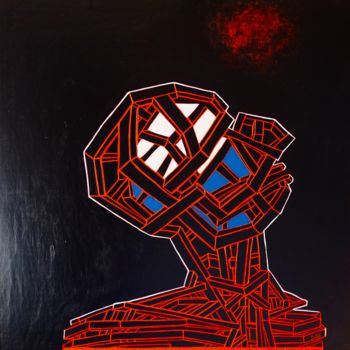 Painting titled "bioxyde" by Kevin Bolliet, Original Artwork