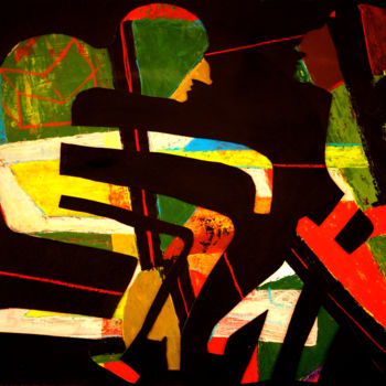 Malarstwo zatytułowany „Amadou” autorstwa Kevin Bolliet, Oryginalna praca