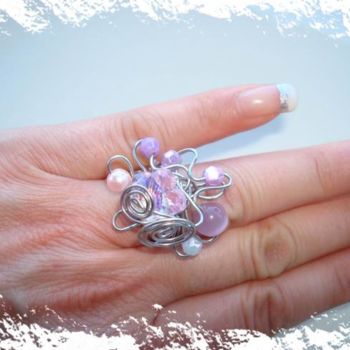 Artcraft titled "BAGUE ROSE" by Quintessence Bijoux De Création, Original Artwork