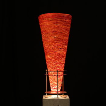 Diseño titulada "Volcan" por Eckard Burgschweiger, Obra de arte original, Luminaria