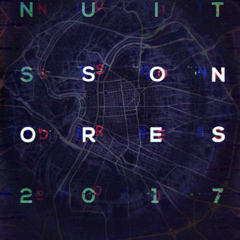 「Nuits sonores.jpg」というタイトルのデジタルアーツ Quoc-Tu Nguyenによって, オリジナルのアートワーク