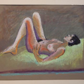 Dessin intitulée "N°252  Faitage" par R. Cavalié, Œuvre d'art originale, Pastel