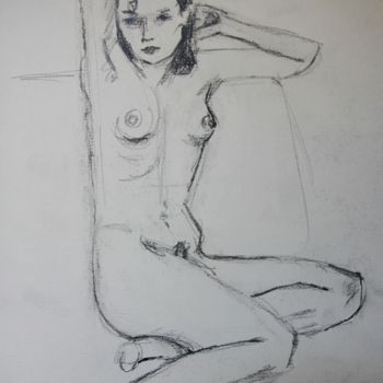 Drawing titled "NR  N°171" by R. Cavalié, Original Artwork, Graphite