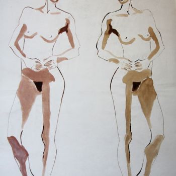 Zeichnungen mit dem Titel "NR  N°184" von R. Cavalié, Original-Kunstwerk, Tinte