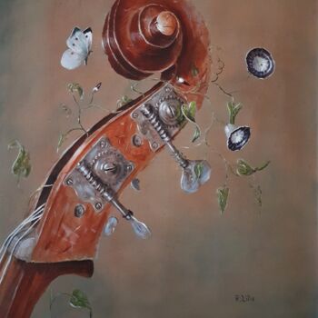 "Cello-Stück" başlıklı Tablo Reinhold Lilie tarafından, Orijinal sanat, Petrol