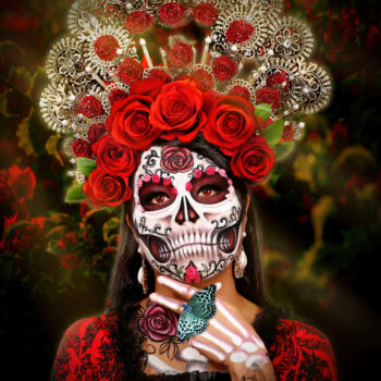 Photography titled "Queen Catrina and b…" by R&N Photography, Original Artwork, Digital Photography