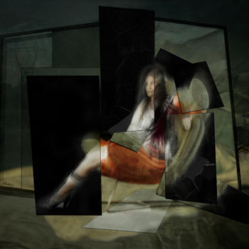 Arts numériques intitulée "des-structures-et-d…" par H2no, Œuvre d'art originale, Peinture numérique