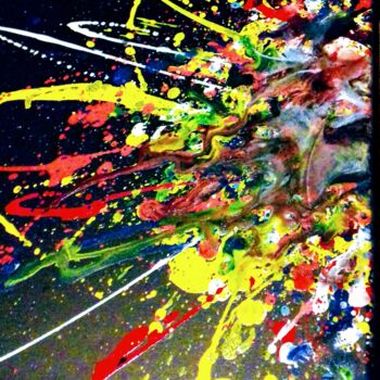 Painting titled "Brain Damage" by R3m Art, Original Artwork, Acrylic