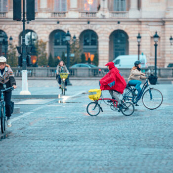 Fotografie getiteld "La bicyclette Paris…" door Raafetmus, Origineel Kunstwerk, Digitale fotografie