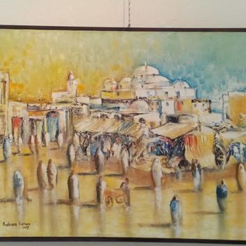 Peinture intitulée "sidi-mihriz.jpg" par Rabaa Karaa, Œuvre d'art originale
