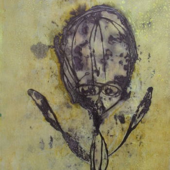 Картина под названием "Terrorist Chick (wi…" - Rbio, Подлинное произведение искусства, Акрил