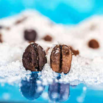 Photographie intitulée "Café sucré sous la…" par Rached Miladi (Le mutagraphe), Œuvre d'art originale