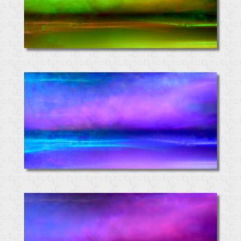 Photography titled "Triptyque paysages…" by Rached Miladi (Le mutagraphe), Original Artwork