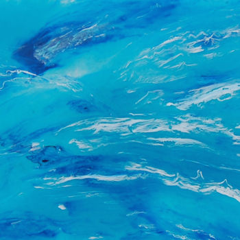Peinture intitulée "Tropical Waters" par Rachel Mccullock, Œuvre d'art originale, Autre