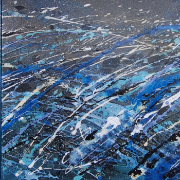 Peinture intitulée "blue-odyssey-trip.j…" par Rachel Mccullock, Œuvre d'art originale, Autre