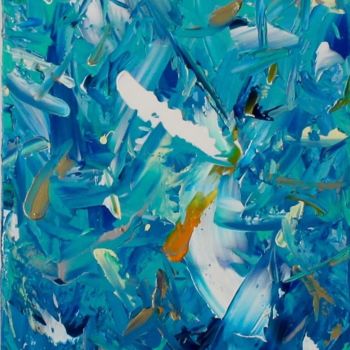 Painting titled "Under the Sea" by Rachele Tofanelli, Original Artwork, Acrylic