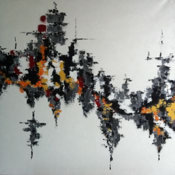 Pintura intitulada "Migration" por Rachel Lamothe, Obras de arte originais, Acrílico