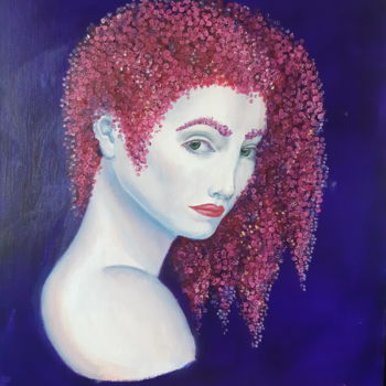 Картина под названием "Сирень" - Kseniya Shkaraput, Подлинное произведение искусства, Масло