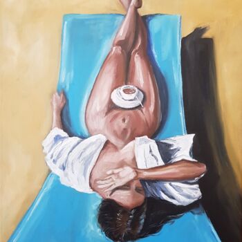 Картина под названием ""Bronze relaxation"…" - Rada Gor, Подлинное произведение искусства, Масло