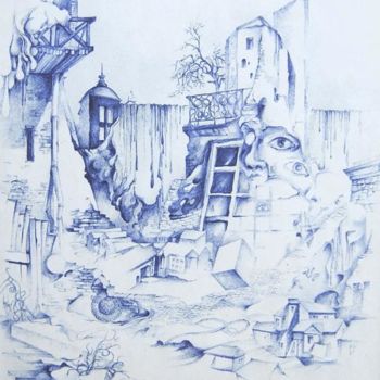 Rysunek zatytułowany „MIXED FELLINGS” autorstwa Radek Inny, Oryginalna praca, Długopis