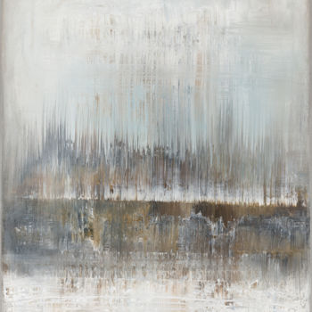 Картина под названием "Brown abstract pain…" - Radek Smach, Подлинное произведение искусства, Акрил Установлен на Деревянная…