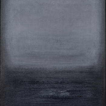 Pintura titulada "Black abstract pain…" por Radek Smach, Obra de arte original, Acrílico Montado en Bastidor de camilla de m…