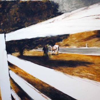 Painting titled "ranch" by Gregory Radionov, Original Artwork